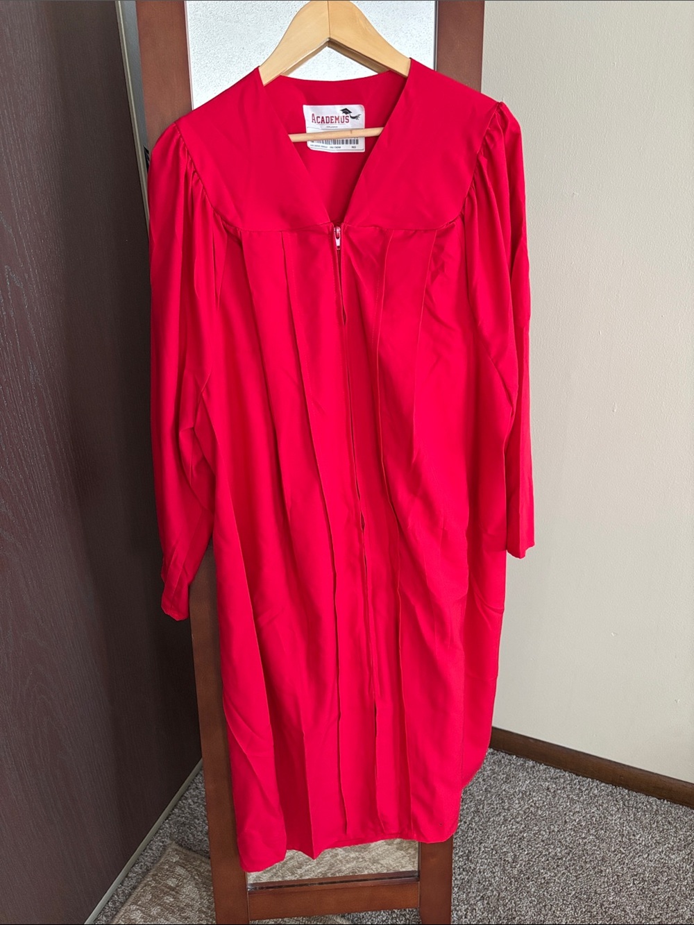 Red Graduation Gown